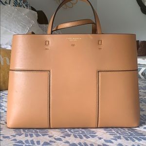 Tory Burch Block-T leather tote
